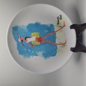 Boston Warehouse THE GIRLS Plastic Melamine 8" Plates Set of 4